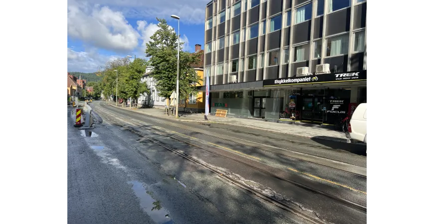 Veiarbeid - fortsatt ENKELT å besøke Elsykkelkompaniet